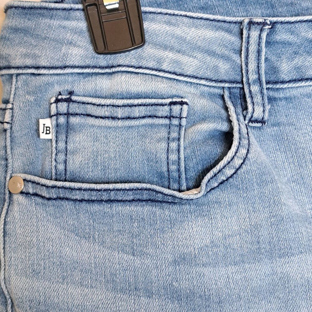 Judy Blue Womens Skinny Fit Stretch Fringe Ankle Jeans 11 30 (32x26) - Picture 3 of 10